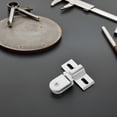 thumbnail image 1 of ELAYARD 2 Sets Glass Door Hinge Frameless Shower Door Hardware Alloy Durable Design For Shower Door Installation, 1 of 6