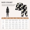 thumbnail image 4 of Balery Daisies Flowers Conjunto de Pijama con Estampado para Mujer, Conjunto de Dos Piezas con Manga Larga, Ropa de Dormir Suave con Bolsillos, Pijamas Cómodos-Large, 4 of 7