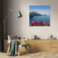 thumbnail image 3 of Rita Crane 28x28 Gallery Wrapped Canvas Wall Art Titled - Fog and Roses, 3 of 4