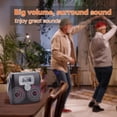 thumbnail image 2 of Reproductor de CD portátil MONODEAL Bluetooth Boombox con altavoz, 2 of 9
