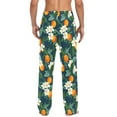 thumbnail image 4 of FORMRS Mens Pajama Pants with Pockets Sleepwear Lounge Bottoms Sizes S-2XL, Orange Fruit, 4 of 7