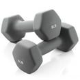 thumbnail image 2 of Neoprene Hex DumbbellExercise Fitness Dumbbells Set for Home Gym Equipment Workouts Strength Training, Set of 2, 2 of 5