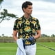 thumbnail image 3 of Balery Sunflower Skull Boho Camisa Polo de Hombre con Estampado, de Manga Corta y Tejido Medio, Camisa Tipo Golf Polo-4X-Large, 3 of 6