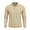 Beige, variant on Mens Shirts, Mens Shirts Textured Collared Button Pullover | 3 Button Collared Shirts,Slim Fit Long Sleeve Shirt,Casual Fall Pullover Tops with Pocket