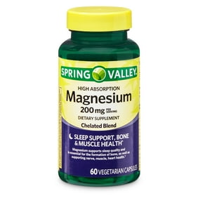 Spring Valley Calcium Magnesium Zinc Coated Caplets 250 Ct