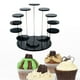 thumbnail image 4 of Soporte para pasteles, cupcakes y cosméticos para fiestas de cumpleaños, bodas y baby showers. Negro L, 4 of 5