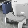 thumbnail image 4 of tamizeot Bathroom Stools For Adults Integrated Curved Anti-slip Superimposed Storage black, 4 of 5