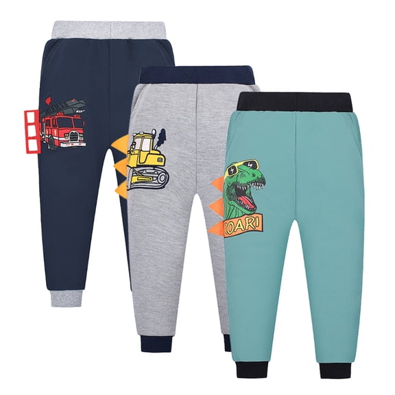 Esaierr Boys Sweat Pants Jogger for Kids Toddler Casual Pants Little Boys Athletic Pants Elastic Soft Cozy Spring Summer Sweatpants for 2-7T