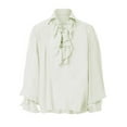 thumbnail image 1 of Kmbangi Men's  V Neck Solid Color Cosplay Prince Drama Stage Costume, 1 of 4