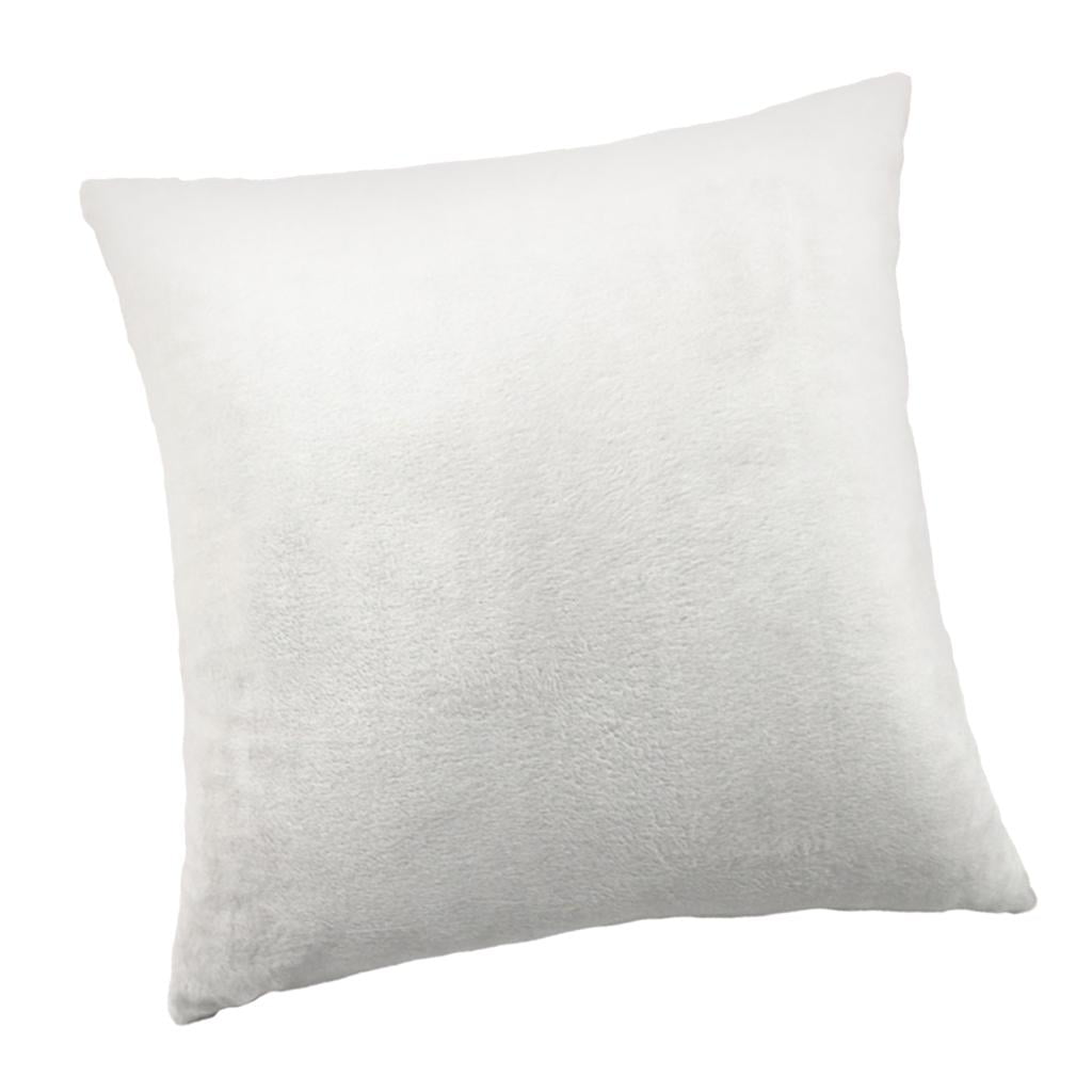 Soft Velvet Throw Pillow Case Sham Cushion Cover Hidden Zip Up 60 X 60cm 