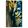 thumbnail image 2 of Il de Tigre Féroce - Impression sur Toile Abstraite, 2 of 3