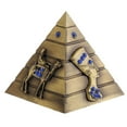 thumbnail image 3 of 3pcs Pyramids Size Travel Souvenir Home Decoration Bronze, 3 of 7