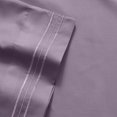 thumbnail image 2 of Sweet Home Collection 4-Piece 1800 Thread Count Plum Microfiber Bed Sheet Set, Twin XL – Deep Pocket, 2 of 2