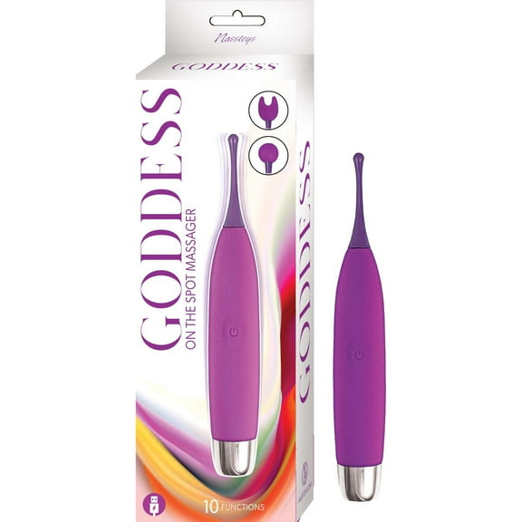 Nasstoys Goddess on The Spot Rechargeable Silicone Intimate Massager, Purple