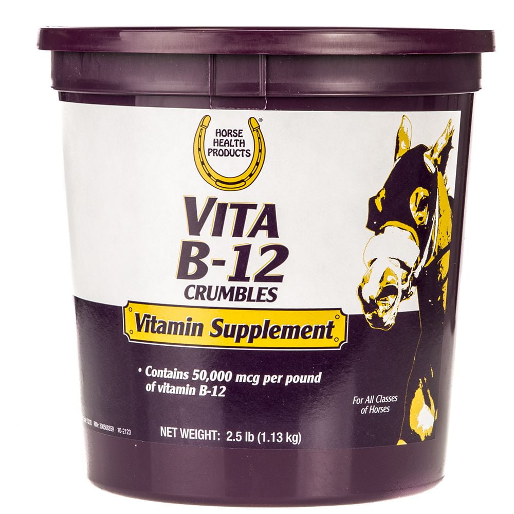 Horse Health Vita B12 Crumbles, Vitamin Supplement for Horses, 3