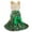 A3#, variant on Dog Dresses for Small Dogs, Spring Summer Pet Doggie Apparel, St. Patrick's Day Dog Green Dress, Clover Clothes for Holiday Party, Pet Costume with Bow