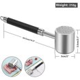 thumbnail image 2 of Stainless Meat Hammer, Meat Tenderizer Double Sided Hammer, Durable Kitchen Tools, For Beef Chicken Fish, 2 of 4