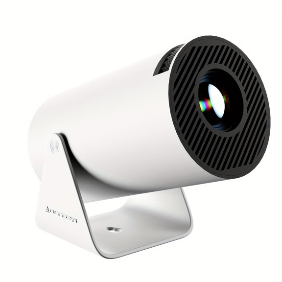 Olymmons HY300 Pro Mini Compact Projector | Native 1080P, 4K Decoding, WiFi 6, Bluetooth 5.0 | Built-in Android 11.0 | Home Theater Projector