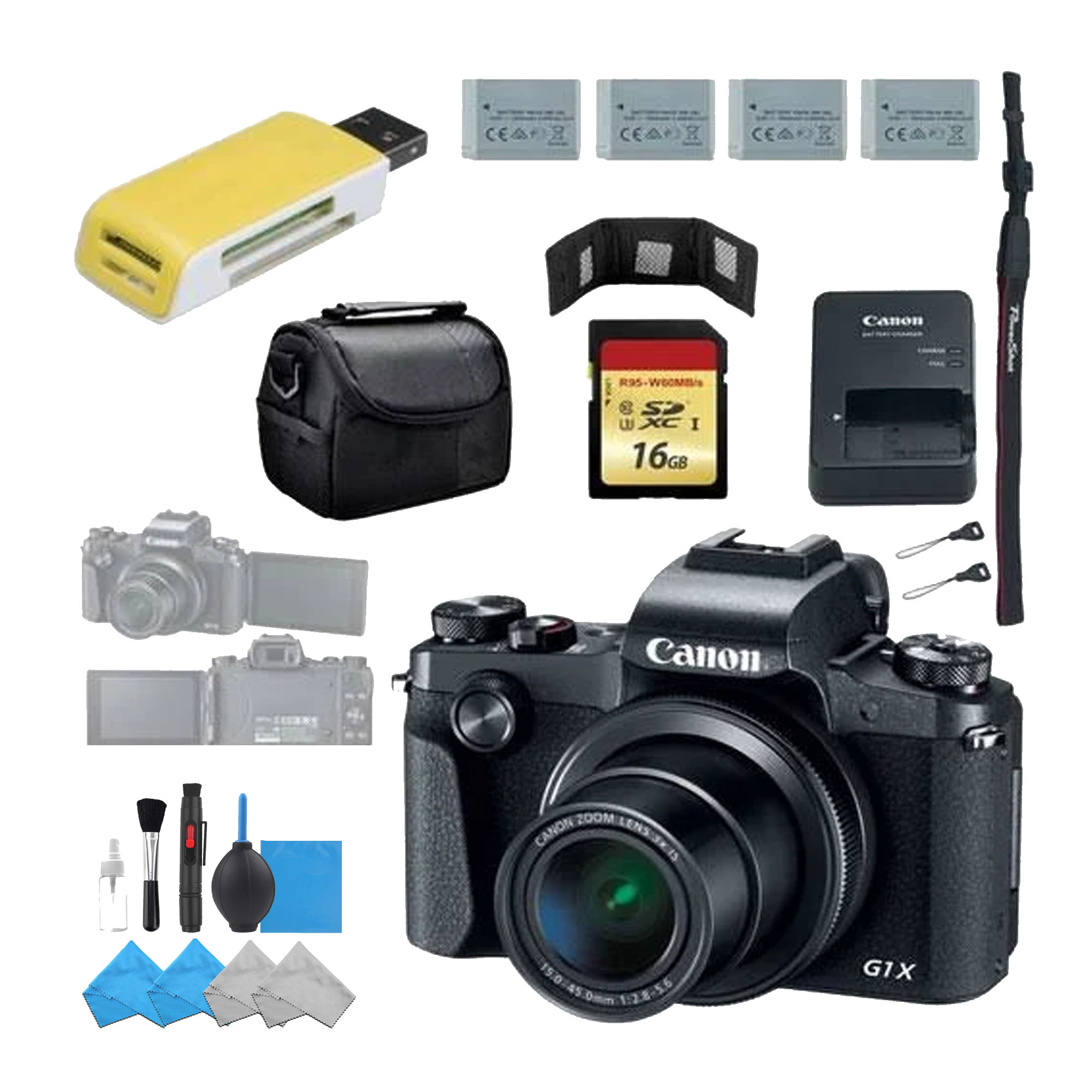 Canon PowerShot G1 X 14.3 MP 4x Batteries And More - image 1 of 1