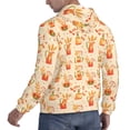 thumbnail image 6 of Lsque Fall Leaves Pattern Casual Men's Hoodie,Hooded Sweatshirt with Kangaroo Pocket,Pullover Hoodie-3X-Large, 6 of 7