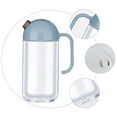 thumbnail image 6 of NICEXMAS Clear Vinegar Container Leakage-Proof Blue Plastic 1Pack, 6 of 8