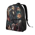 thumbnail image 2 of Goofa The Nightmare Before Christmas Pattern Large Capacity Backpack – Padded Laptop Compartment, Ergonomic Design for School, Work, Travel, and Outdoor Activities, 2 of 8
