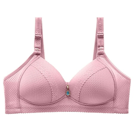 Bigersell Girls  Sports Bras Womens Bra and Panty Sets Ladies Sports Bra Wire-Free Bra Style B54 Bra for Women Pullover Bra Feature Lace Bra And Panty Set Hook & Eye Bra Closure   Purple 4XL