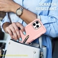 thumbnail image 5 of JTCASES for iPhone 15 Pro Case with Wireless Charging, Hybird Shockproof Bumper Anti-fall Rugged Non-slipping Protective Shell for iPhone 15 Pro (6.1" 2023), Rosegold, 5 of 8