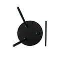 thumbnail image 6 of Room Designs Side Table Black Contemporary Round, 6 of 6