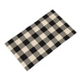 thumbnail image 2 of ZNDUO Retro Geometric Plaid Pattern Bath Towel, Microfiber Shower Towels, 27.5×16 in, 2 of 7