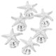 thumbnail image 5 of GOOHOCHY 6 pomos decorativos de aleación de zinc con forma de estrella de mar para armarios, cajones y tocador., 5 of 8