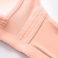 thumbnail image 4 of Loopsun Plus Size Bras for Women, Womens Embroidered Glossy Comfortable Breathable Bra Underwear No Rims Hot Pink 38, 4 of 4