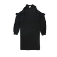 thumbnail image 1 of bar III Vestido recto con hombros descubiertos para mujer, negro, mediano, 1 of 2