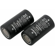 Keeppower IMR18350 Li-ion Battery Rechargeable High Drain 1600mAh 3.6V Flat Top Lithium Battery (Pack of 2)