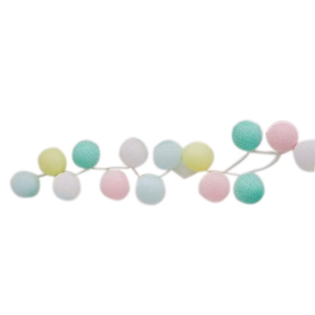 Bola de algodón luz 20 LED cadena de luz Navidad boda fiesta dormitorio decoración lámpara batería/USB 3m Advancent LED1837-22