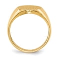 thumbnail image 2 of 14k 13.5mm x 15.0mm Open Back Mens Signet Ring RS132, 2 of 6