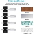 thumbnail image 4 of Cable Clips,50Pcs Upgraded Wire Organizer Clips with Strong Adhesive Pad, Adhesive Cable Clips, Multipurpose Cable Management Clips, Cable Organizer C, 4 of 5