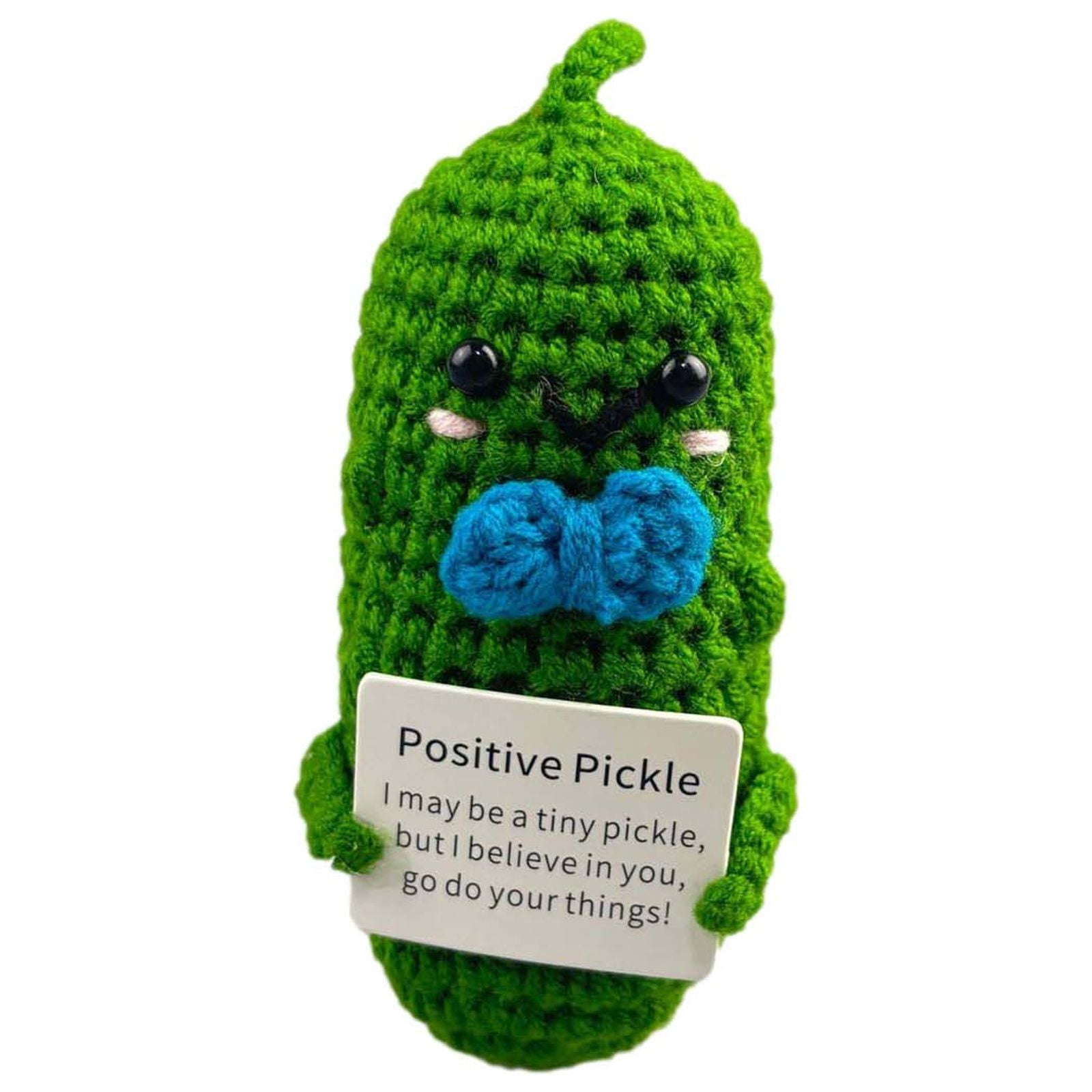 1pc/Handmade Crochet Fun Positive Energy Fruit Doll, Cute Emotional Wool  Knitted Doll, Charming Handmade Knitting Gift, New Year Decoration