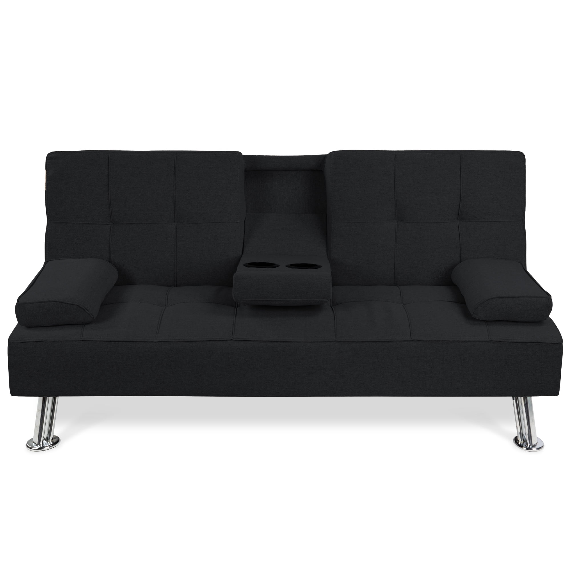 Best Choice Products SKY2878 Futon Sofa Bed Black for sale online