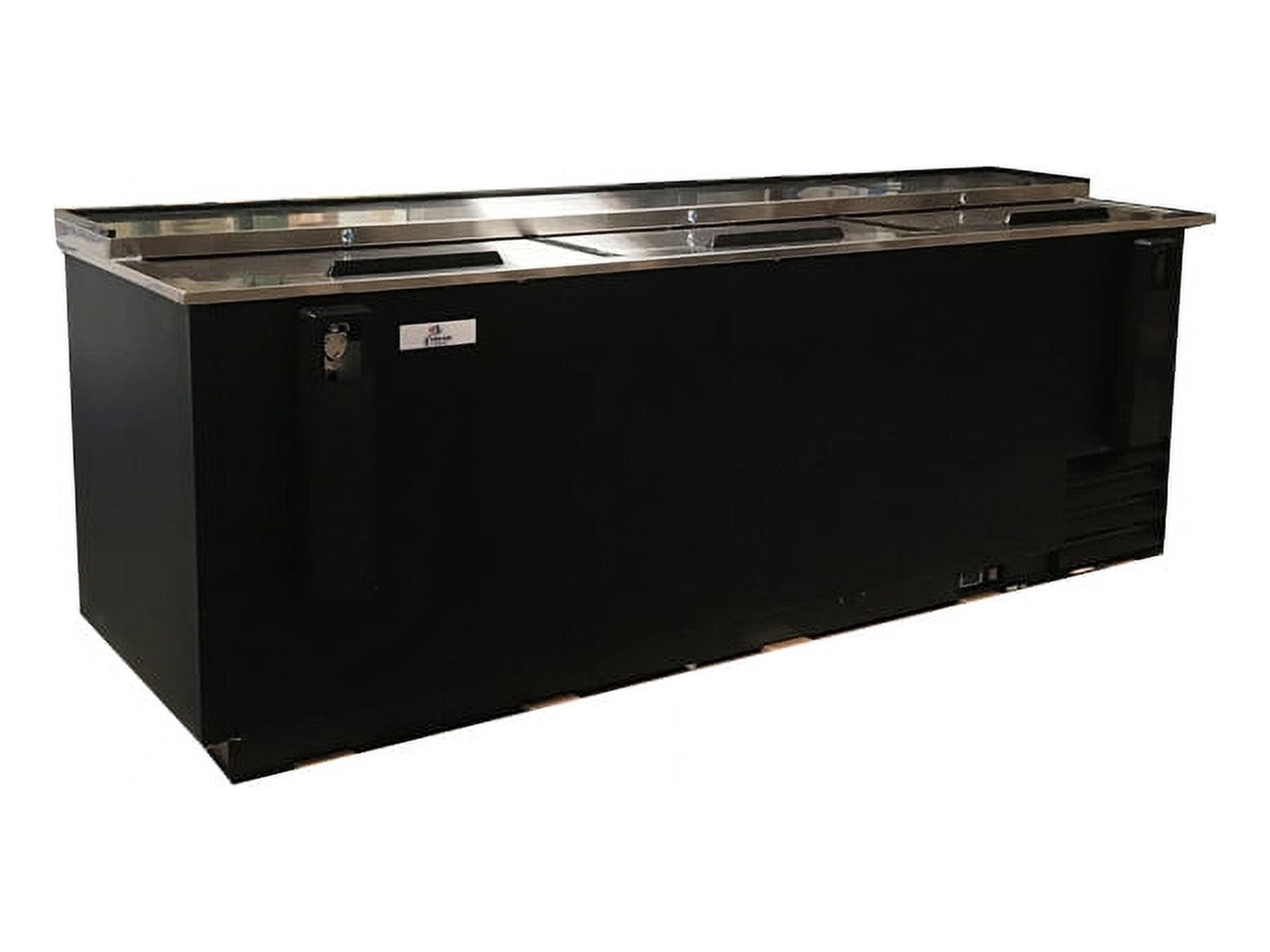 95" Horizontal Bottle Cooler Deep Well Commercial beer bottle Refrigerator 33-38F Top-Loading