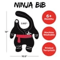thumbnail image 2 of Ninja Baby Bib, 2 of 7