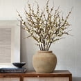 thumbnail image 3 of LuxenHome Terracotta 10" Round Vase with Natural Earth Tones, Accent for Farmhouse or Boho Interiors, 3 of 10