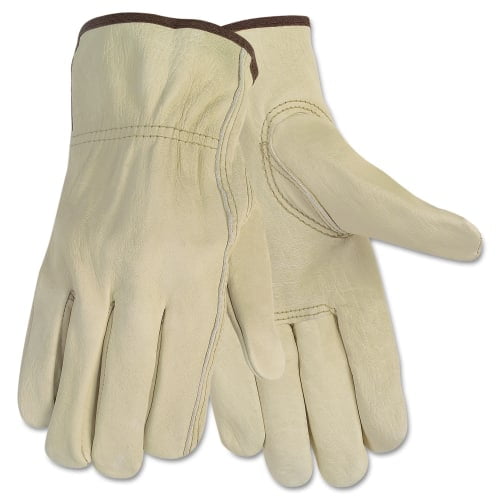 5 Pairs Of NEW Cow Grain Leather Drivers Gloves Unisex Automotive Outdoor Work 