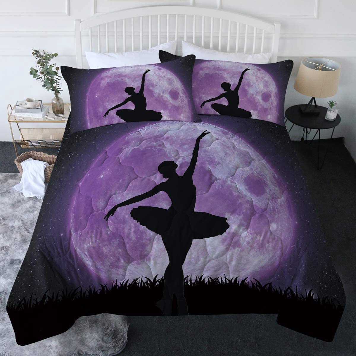 Purple Dancer Bedding Queen Size 
