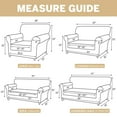 thumbnail image 6 of Sanmadrola 100% Waterproof Sofa Cover Non Slip Couch Cover Stretch Slipcover Leakproof Couch Protector for Kids Dogs Cats Pets, Cream, Oversized Sofa, 6 of 12