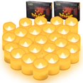 thumbnail image 1 of Nasjac Velas LED Sin llama, 24/48 Luces Impermeables Velas El&eacute;ctricas Luz de T&eacute; de Decoraci&oacute;n Mexica, Iluminaci&oacute;n Candelita Efecto Llama de Interiore Exteri, 1 of 7