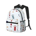 thumbnail image 2 of Gaeub Nautical Lighthouse Sailboat School Backpack Waterproof Bookbag for Men Women College High School Bags, 2 of 8