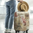 thumbnail image 5 of Trendy Eiffel Tower Travel Luggage Cover Suitcase Protector Luggage Cover Fit 29-32 Inch Luggage, 5 of 6