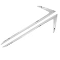 thumbnail image 1 of Rear Fog Lamp Cover, 2pcs Weather  Tail Foglight Cover Trim Bright Silver Anti Vibration Firm  For Car, 1 of 8