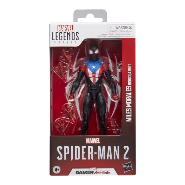 Figura de acción Hasbro Marvel Legends Gamerverse Miles Morales Boricua Suit